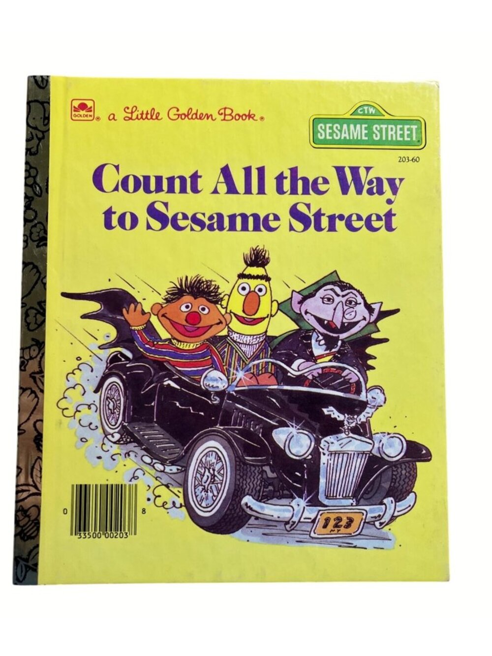 Count All The Way To Sesame Street Little Golden Book
